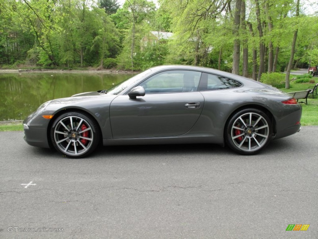 Agate Grey Metallic 2012 Porsche New 911 Carrera S Coupe Exterior Photo #64838146