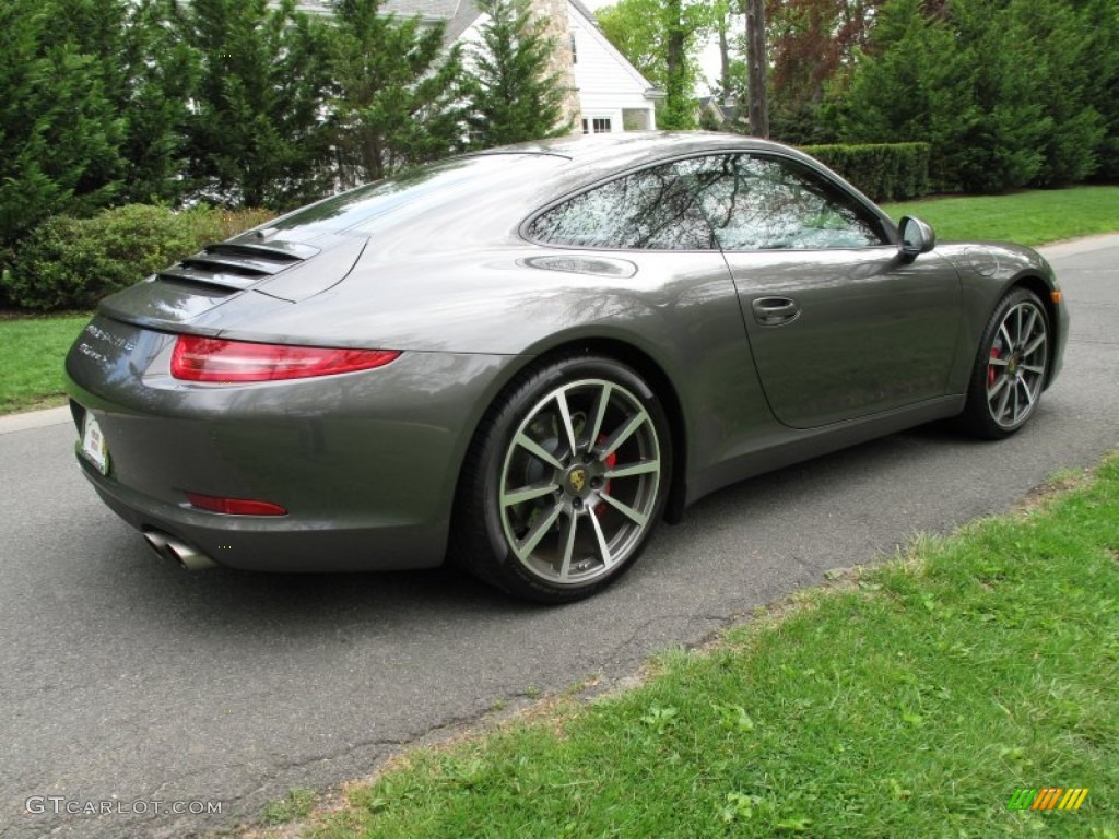 2012 New 911 Carrera S Coupe - Agate Grey Metallic / Black photo #6