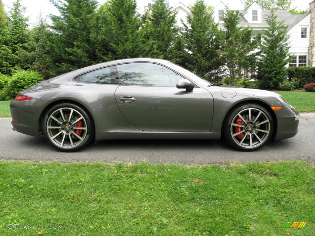 Agate Grey Metallic 2012 Porsche New 911 Carrera S Coupe Exterior Photo #64838170