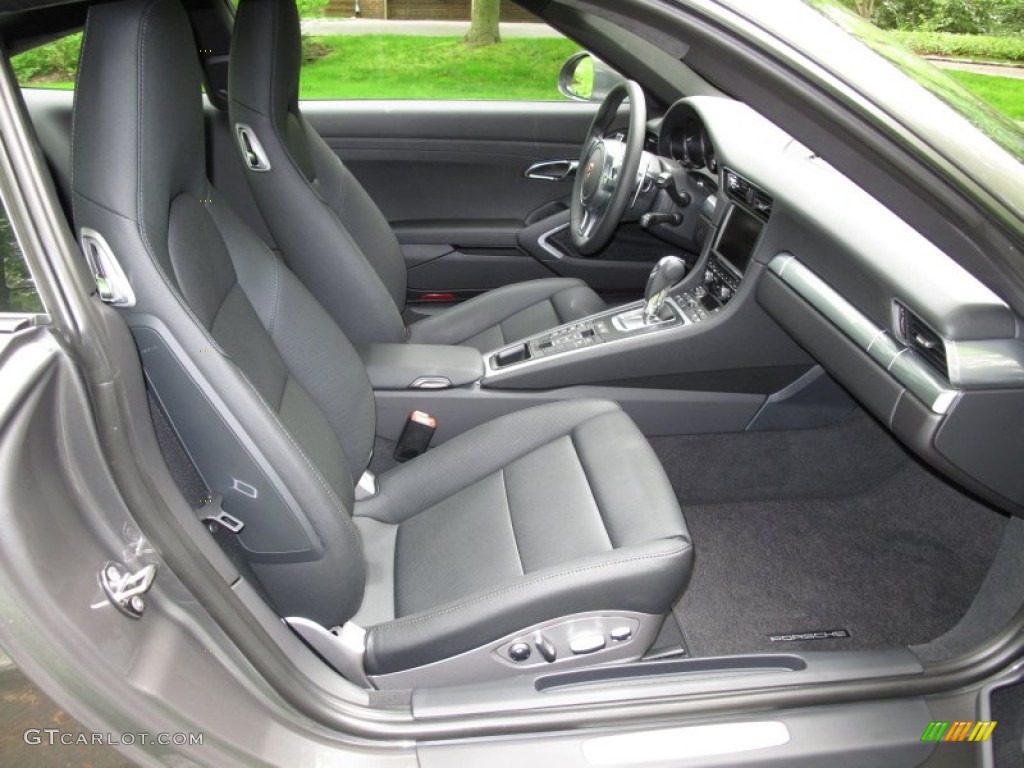 Black Interior 2012 Porsche New 911 Carrera S Coupe Photo #64838212