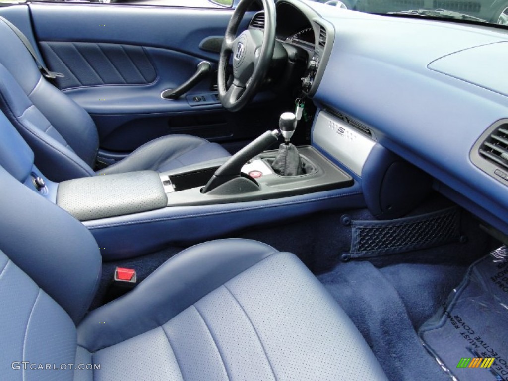 Blue Interior 2004 Honda S2000 Roadster Photo #64838368