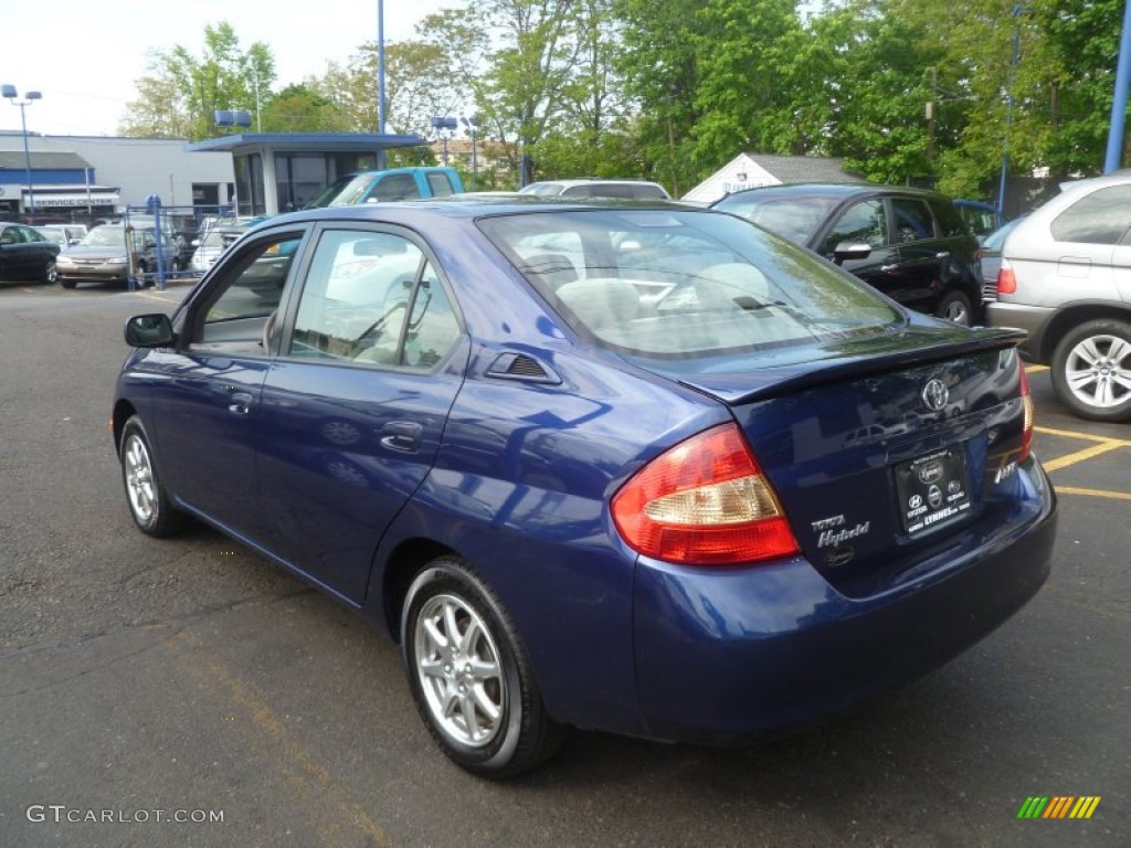 2002 Prius Hybrid - Brilliant Blue Pearl / Gray photo #5