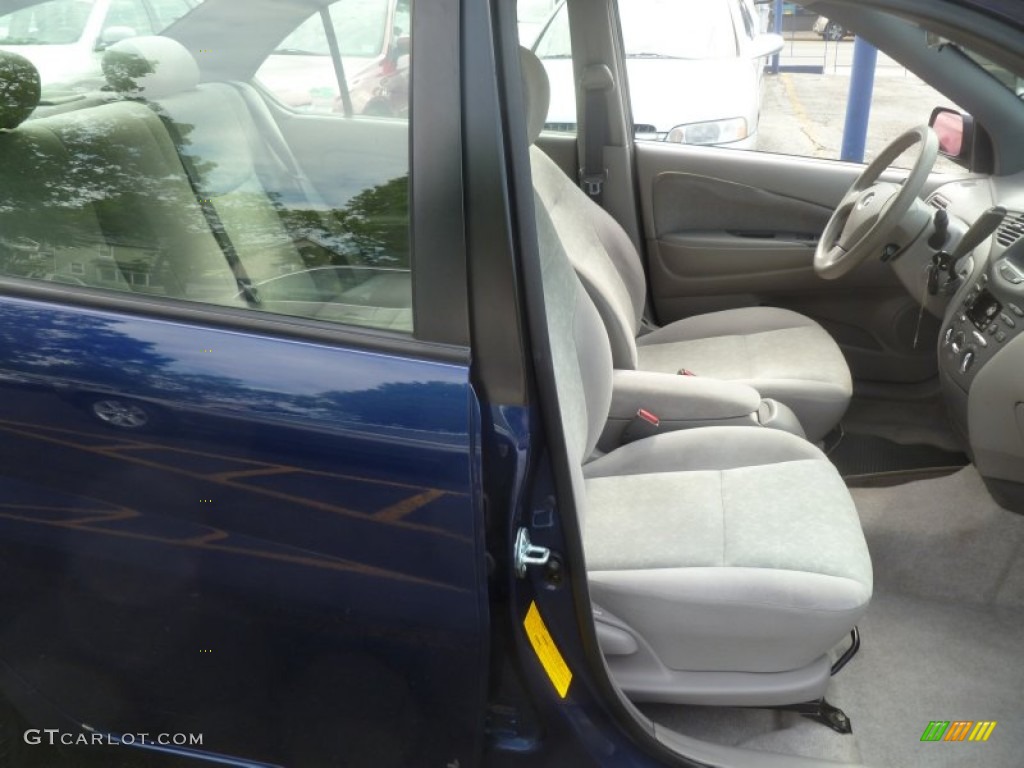 2002 Prius Hybrid - Brilliant Blue Pearl / Gray photo #7