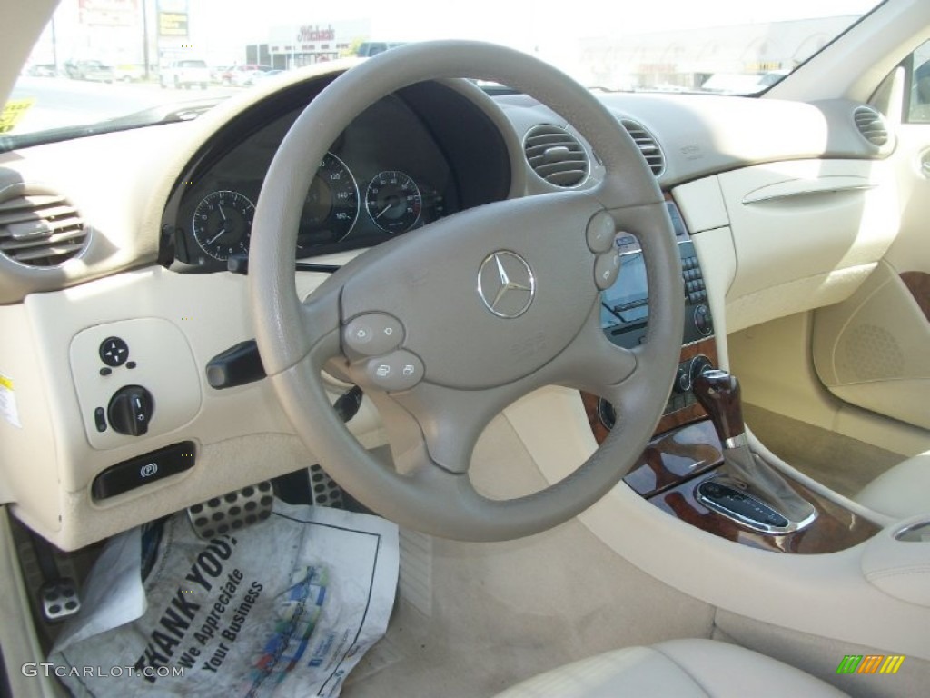 Stone Interior 2006 Mercedes-Benz CLK 350 Coupe Photo #64838587
