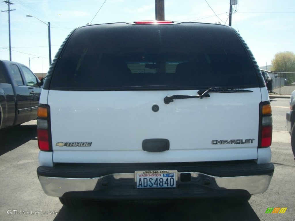 2004 Tahoe LS 4x4 - Summit White / Gray/Dark Charcoal photo #3