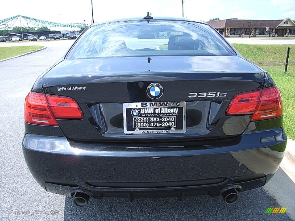 2012 3 Series 335is Coupe - Black Sapphire Metallic / Black photo #5