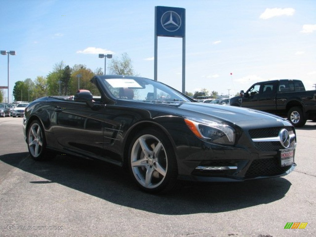 Magnetite Black Metallic 2013 Mercedes-Benz SL 550 Roadster Exterior Photo #64842874