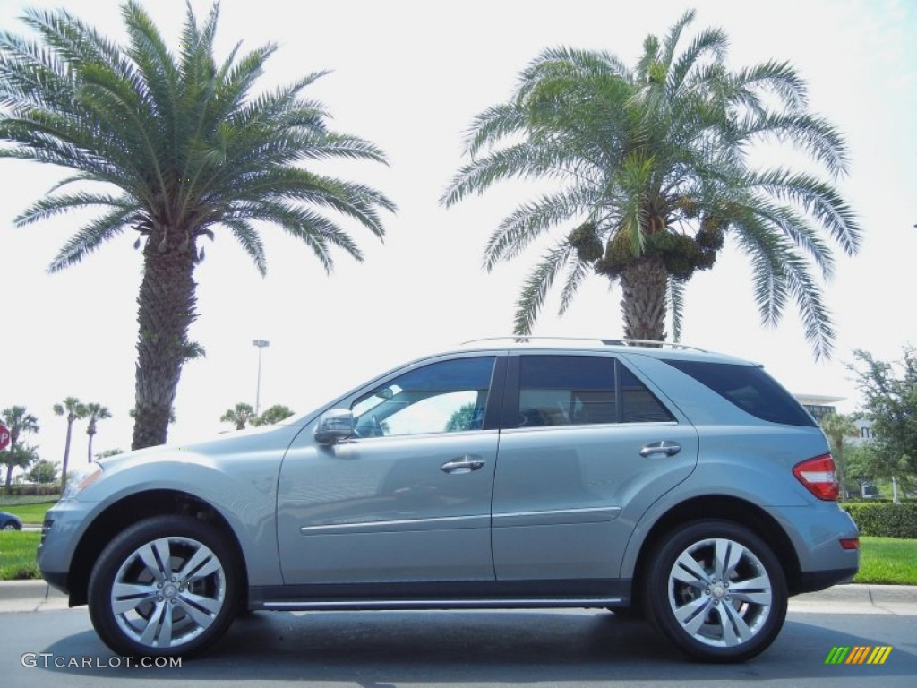 2011 ML 350 - Palladium Silver Metallic / Black photo #1