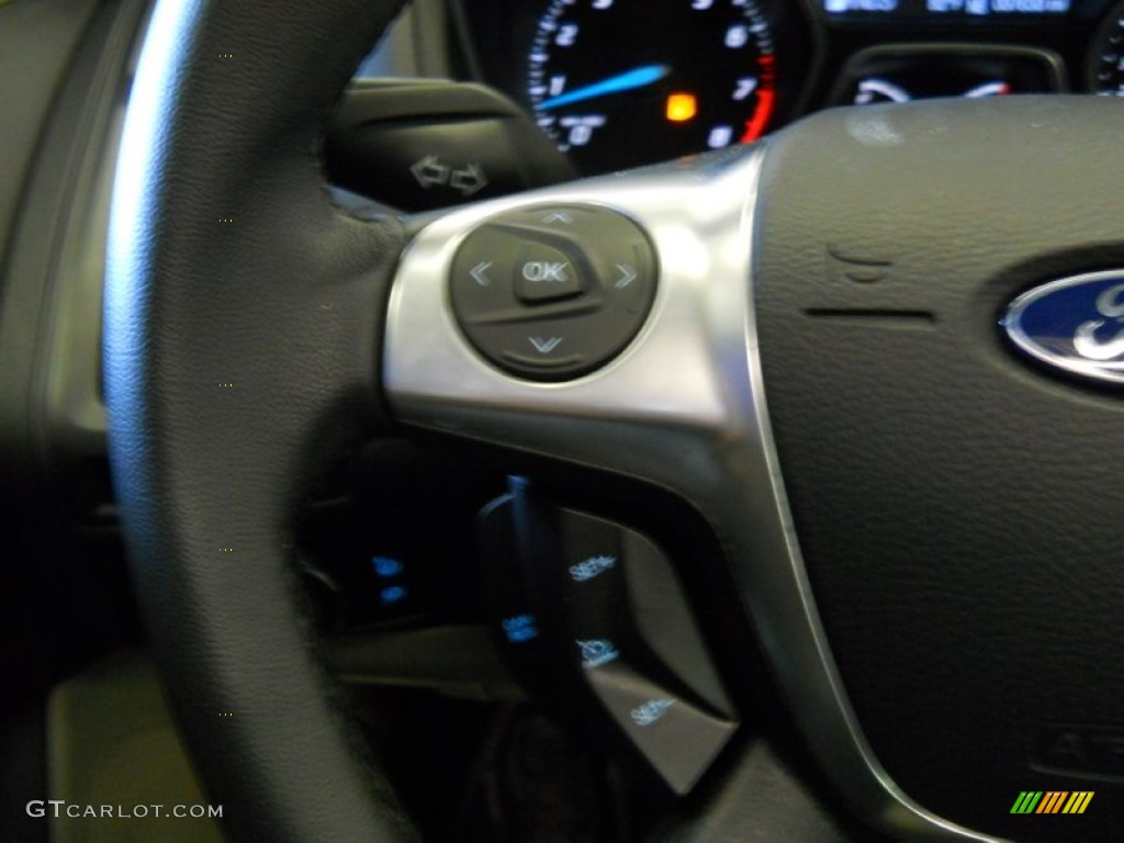 2012 Focus SEL 5-Door - Ingot Silver Metallic / Stone photo #13