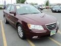 2009 Dark Cherry Red Hyundai Sonata Limited V6  photo #10