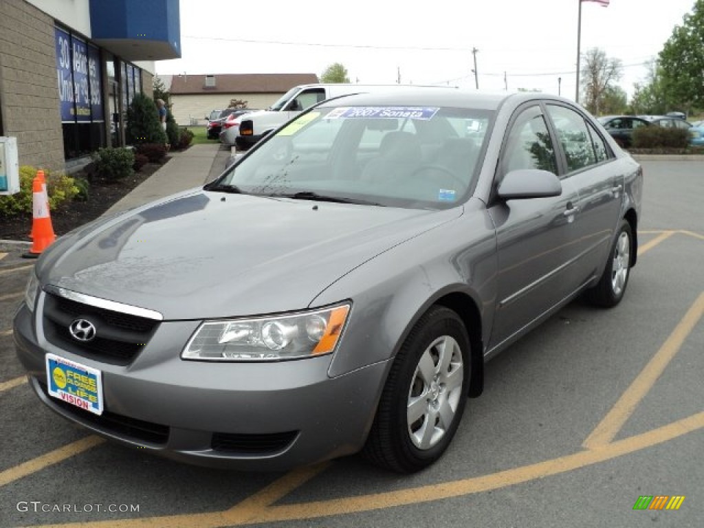 2007 Sonata GLS - Steel Gray / Gray photo #1