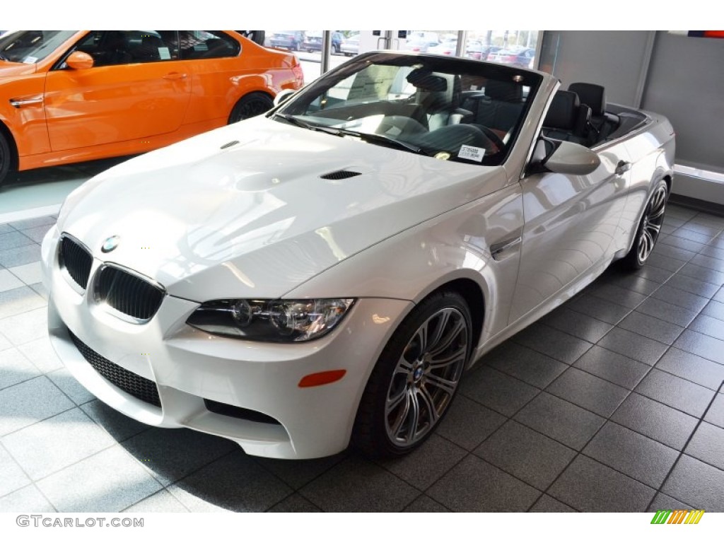 2012 M3 Convertible - Mineral White Metallic / Fox Red/Black/Black photo #9