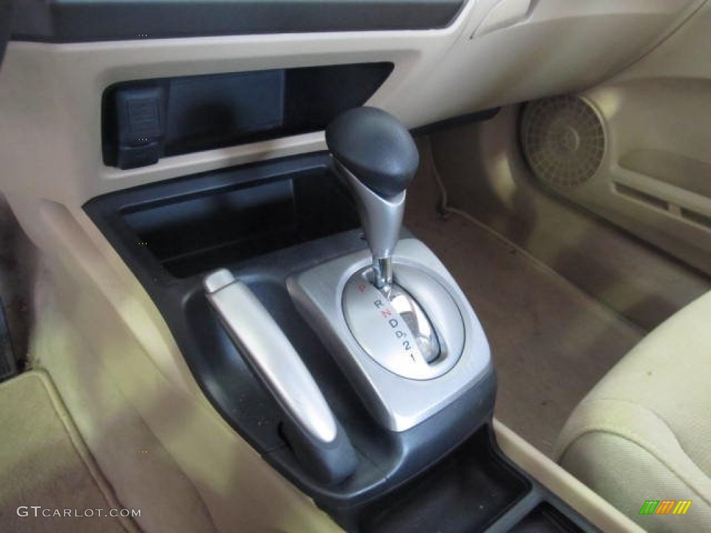 2007 Civic LX Sedan - Borrego Beige Metallic / Ivory photo #12