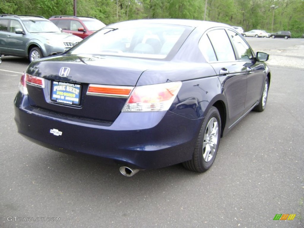 2011 Accord LX-P Sedan - Royal Blue Pearl / Gray photo #4