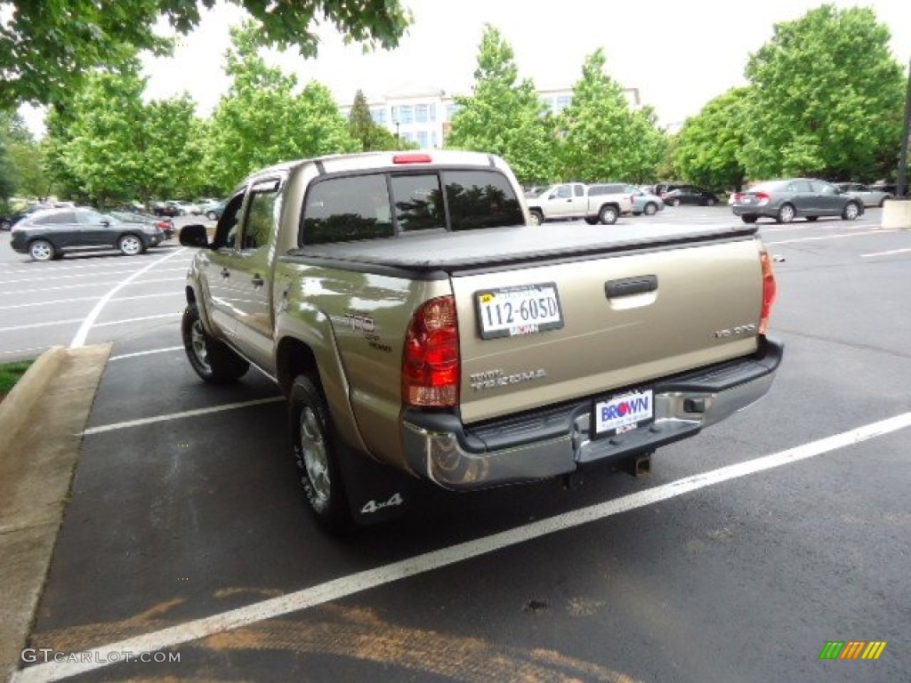 2006 Tacoma V6 TRD Double Cab 4x4 - Desert Sand Mica / Graphite Gray photo #5