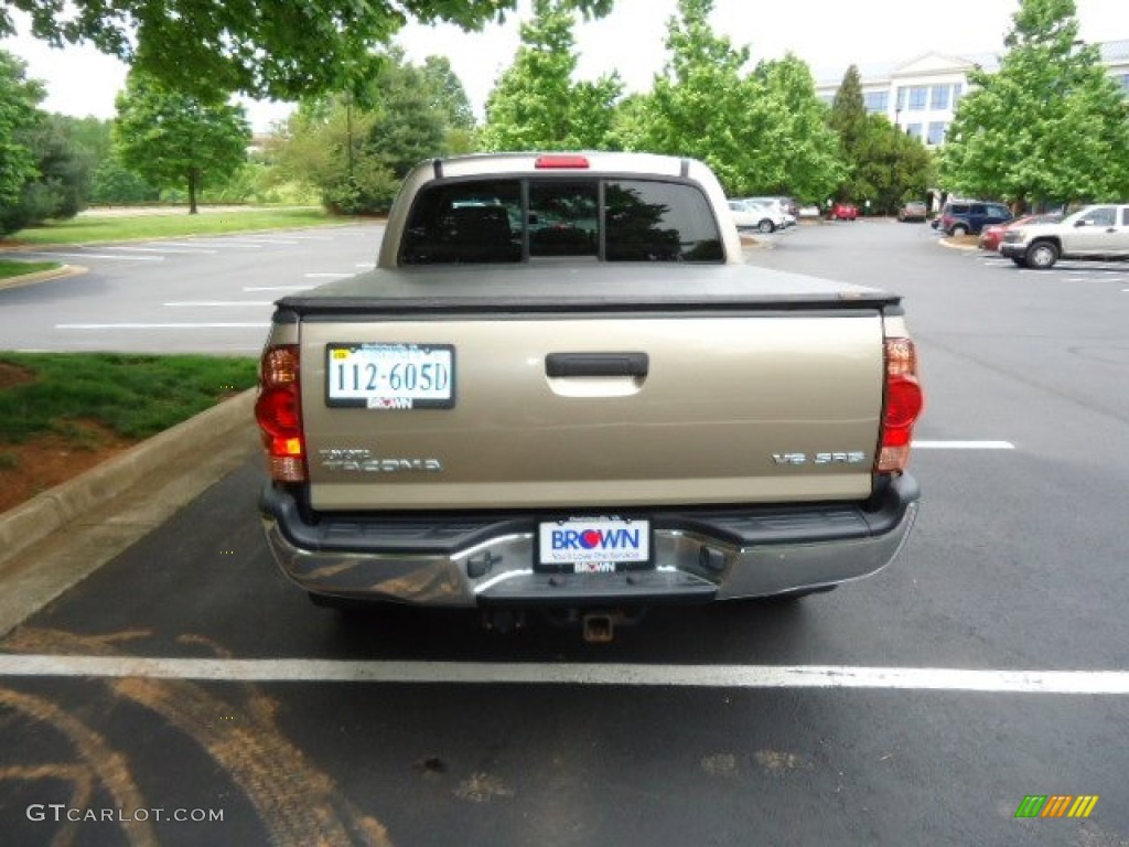 2006 Tacoma V6 TRD Double Cab 4x4 - Desert Sand Mica / Graphite Gray photo #6