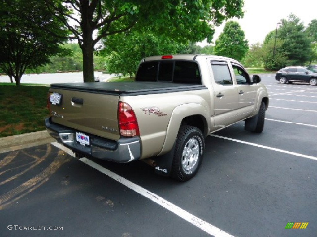 2006 Tacoma V6 TRD Double Cab 4x4 - Desert Sand Mica / Graphite Gray photo #7