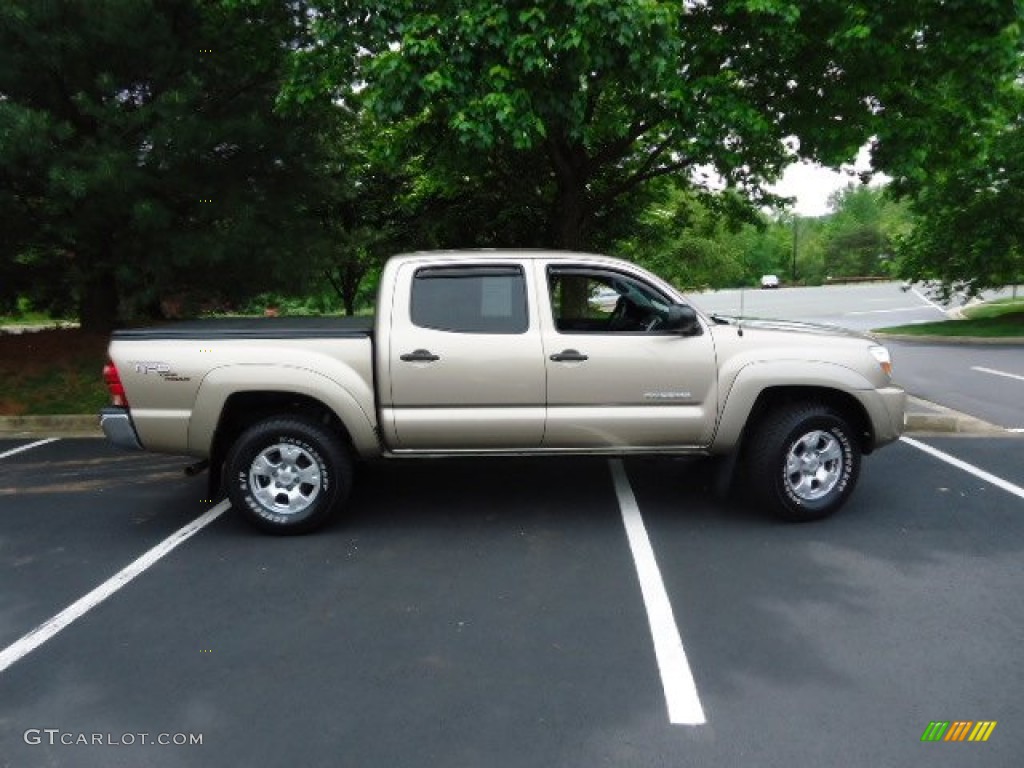 2006 Tacoma V6 TRD Double Cab 4x4 - Desert Sand Mica / Graphite Gray photo #8