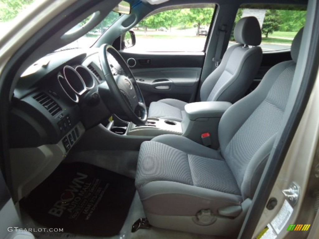 2006 Tacoma V6 TRD Double Cab 4x4 - Desert Sand Mica / Graphite Gray photo #9