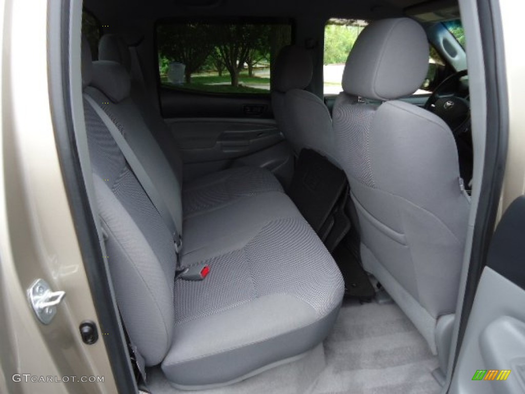 2006 Tacoma V6 TRD Double Cab 4x4 - Desert Sand Mica / Graphite Gray photo #12