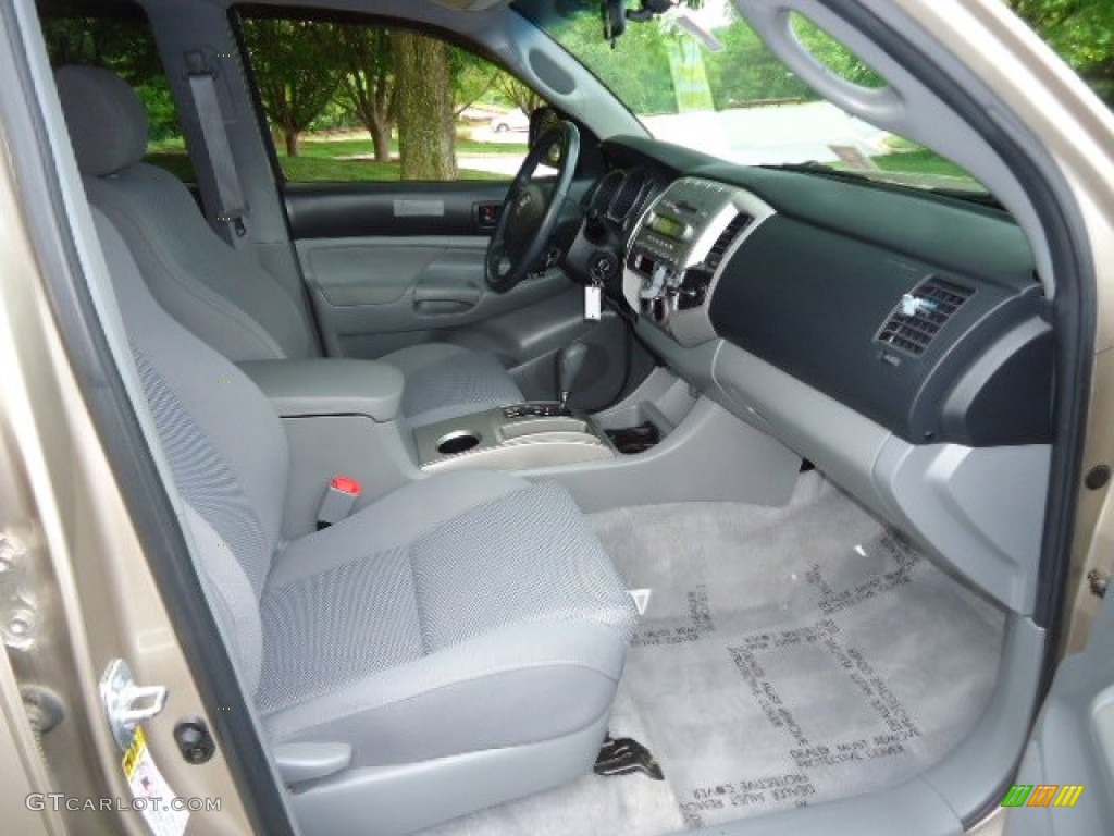 2006 Tacoma V6 TRD Double Cab 4x4 - Desert Sand Mica / Graphite Gray photo #13