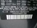 Carbon Gray Metallic - Elantra GLS Sedan Photo No. 15