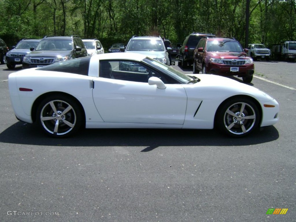 2008 Corvette Coupe - Arctic White / Ebony photo #7