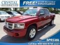 Deep Cherry Red Crystal Pearl 2011 Dodge Dakota Big Horn Crew Cab