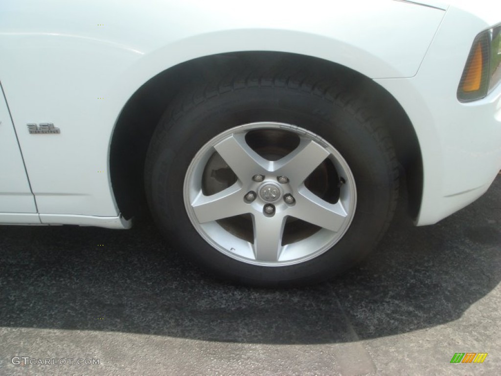 2010 Charger SXT - Stone White / Dark Slate Gray photo #4