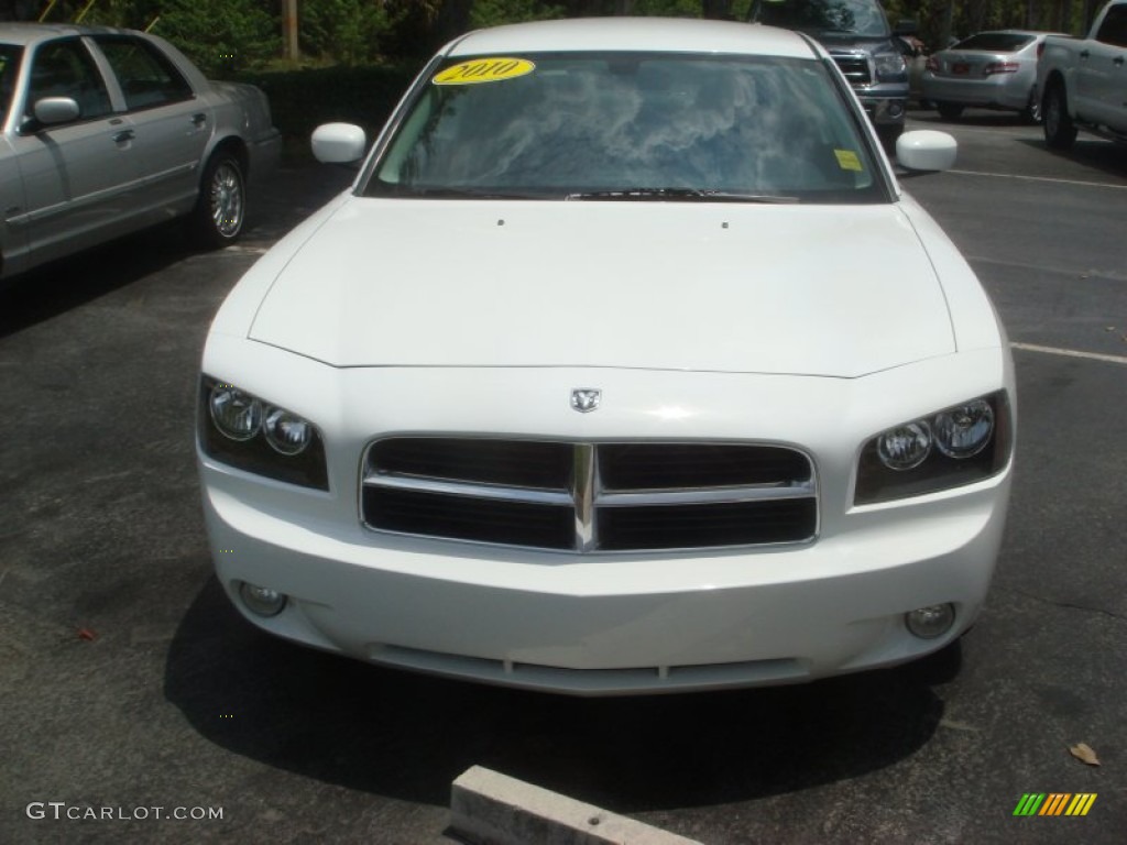 2010 Charger SXT - Stone White / Dark Slate Gray photo #5