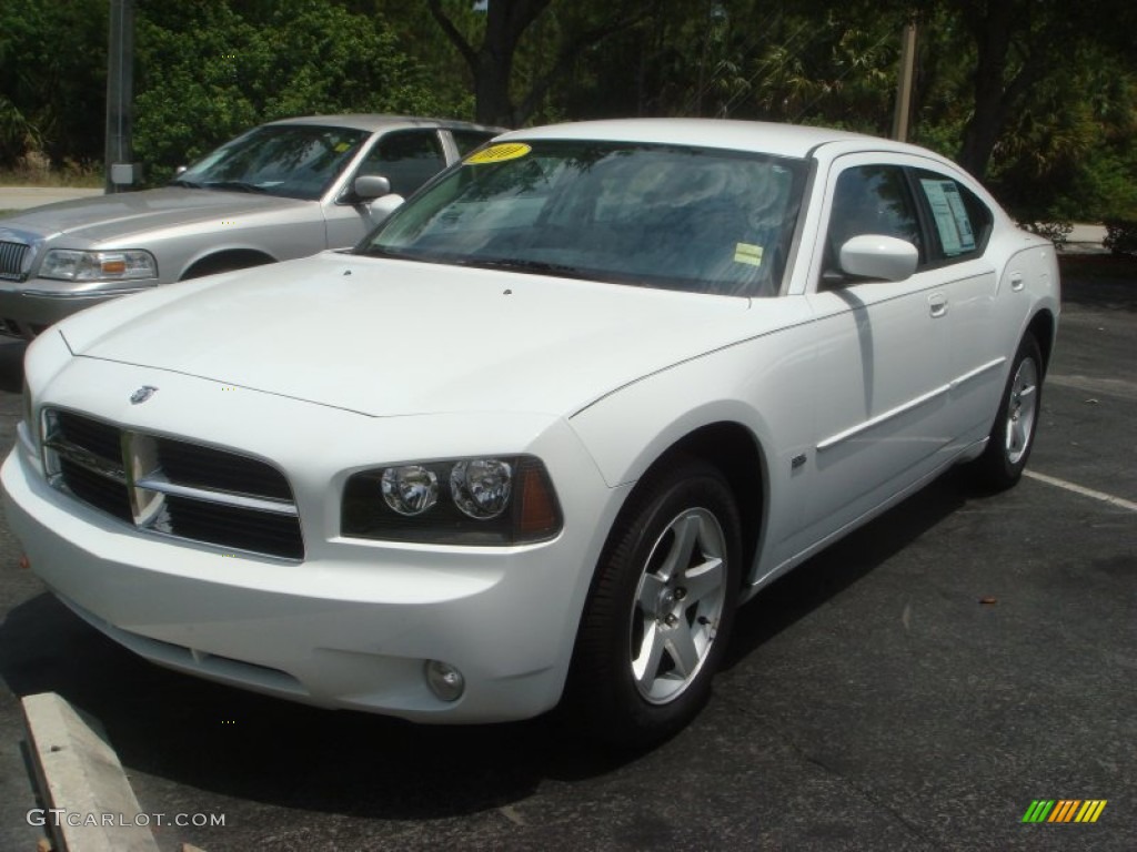 2010 Charger SXT - Stone White / Dark Slate Gray photo #6
