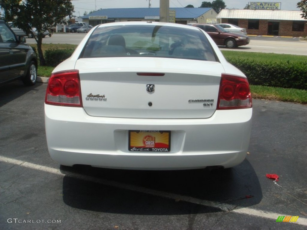 2010 Charger SXT - Stone White / Dark Slate Gray photo #9