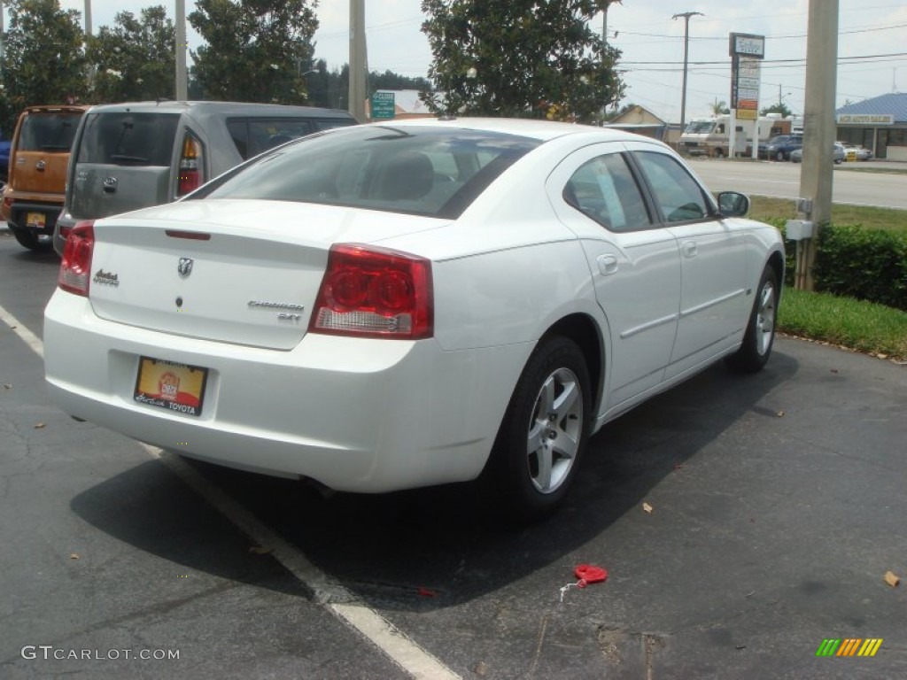 2010 Charger SXT - Stone White / Dark Slate Gray photo #10