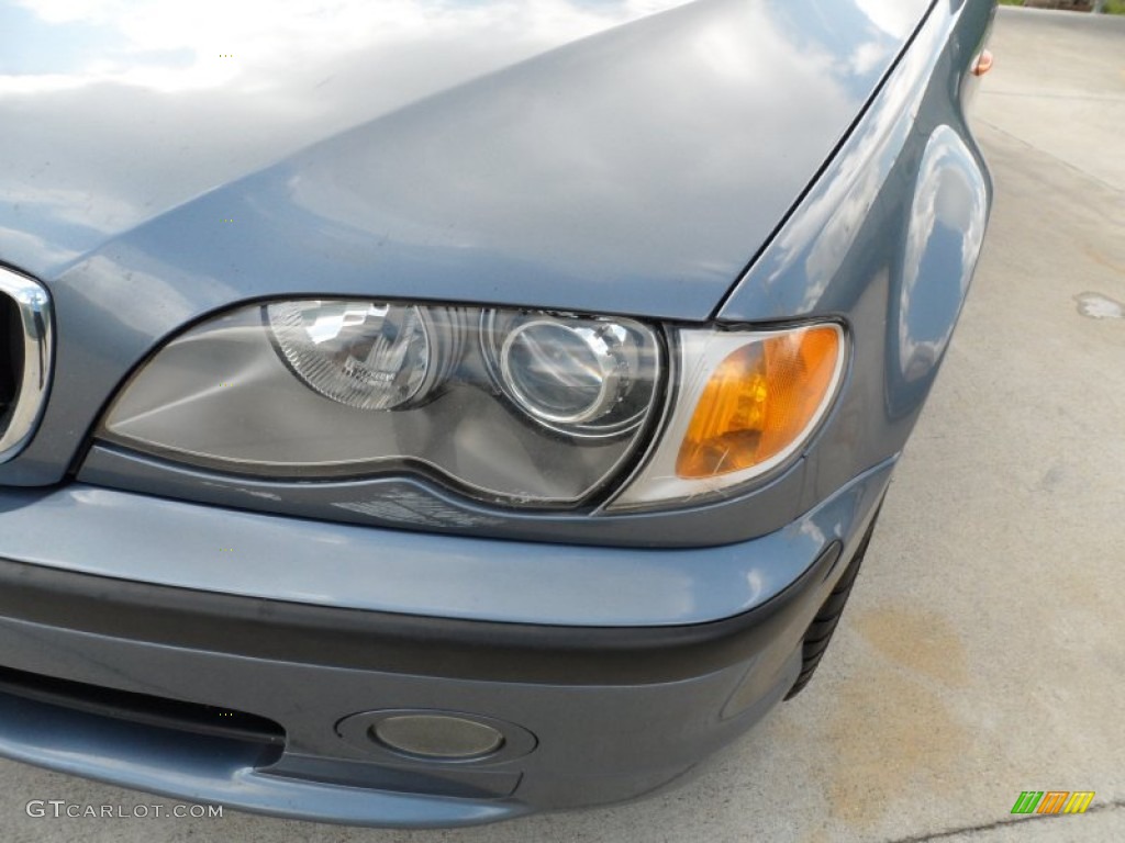 2003 3 Series 330i Sedan - Steel Blue Metallic / Sand photo #11