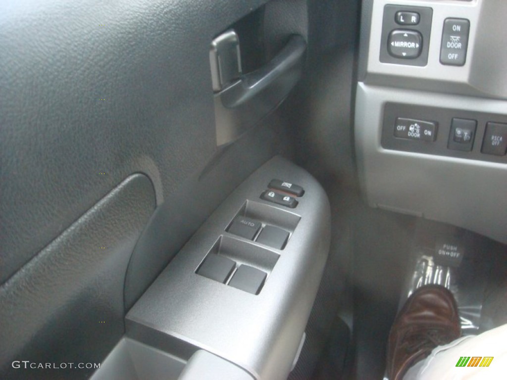 2010 Tundra Double Cab 4x4 - Slate Gray Metallic / Black photo #15