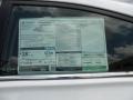 2013 Hyundai Sonata SE Window Sticker