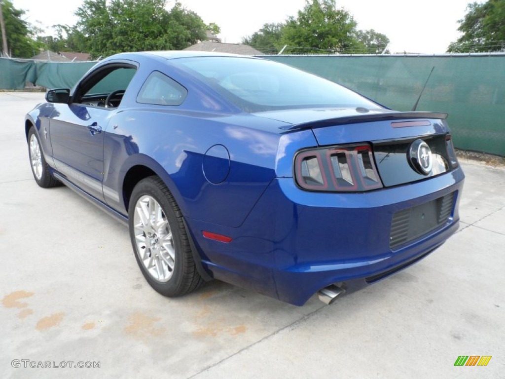 Deep Impact Blue Metallic 2013 Ford Mustang V6 Premium Coupe Exterior Photo #64854191