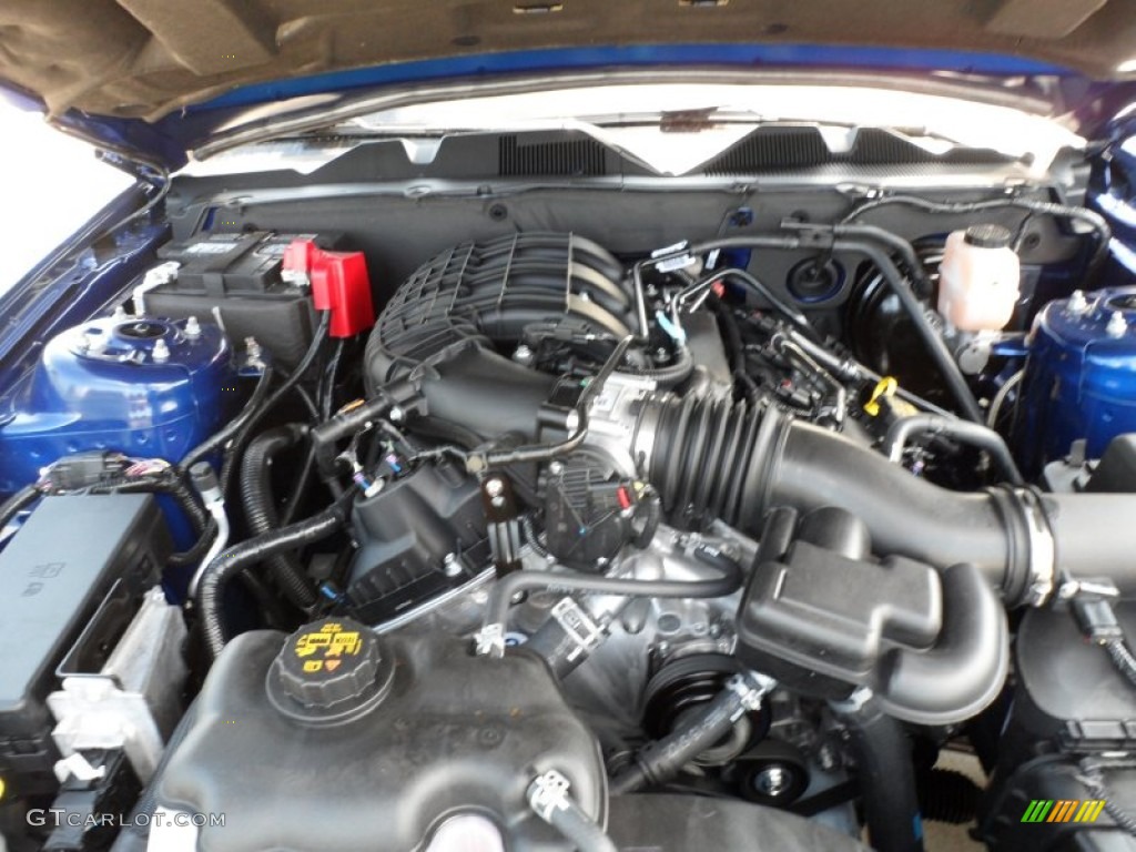 2013 Ford Mustang V6 Premium Coupe 3.7 Liter DOHC 24-Valve Ti-VCT V6 Engine Photo #64854311