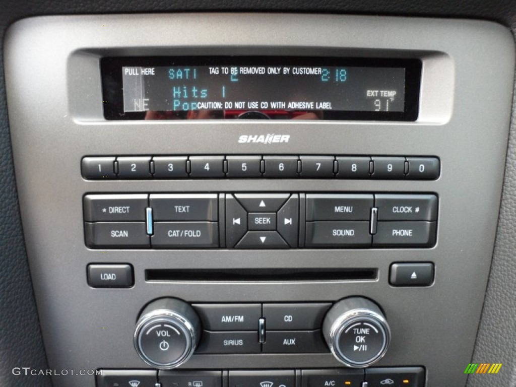 2013 Ford Mustang V6 Premium Coupe Controls Photo #64854383