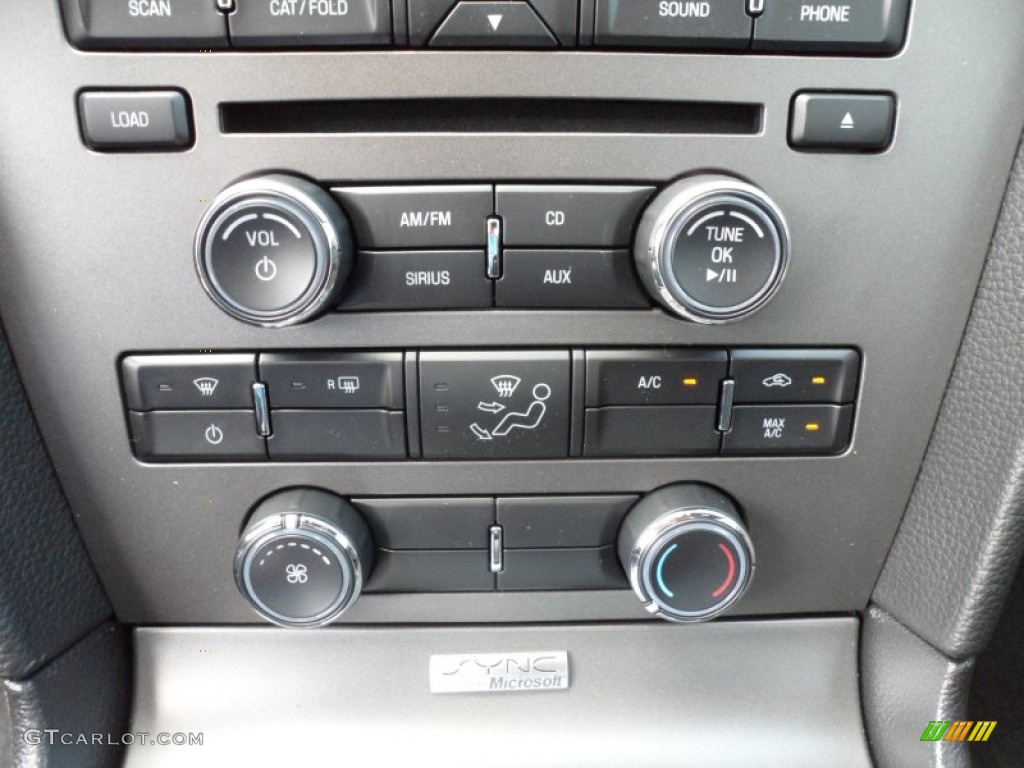 2013 Ford Mustang V6 Premium Coupe Controls Photo #64854392