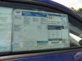  2013 Mustang V6 Premium Coupe Window Sticker