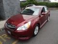 2010 Ruby Red Pearl Subaru Legacy 2.5i Premium Sedan  photo #1