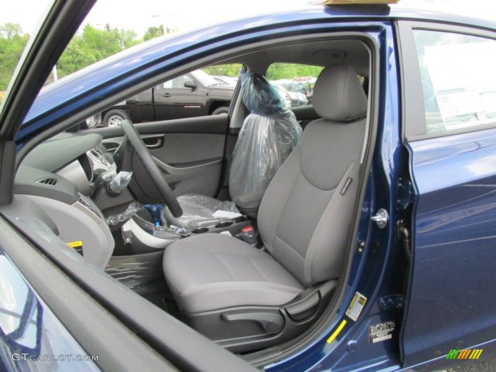 2013 Elantra GLS - Atlantic Blue / Gray photo #5