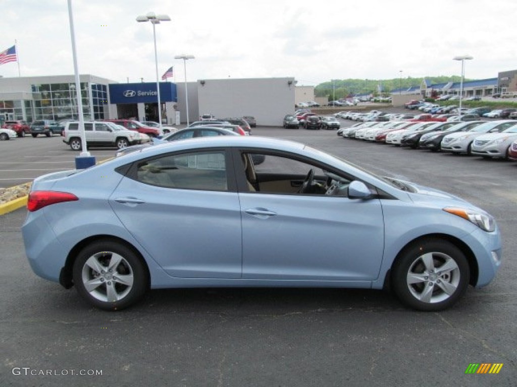 Blue Sky Metallic 2013 Hyundai Elantra GLS Exterior Photo #64854818