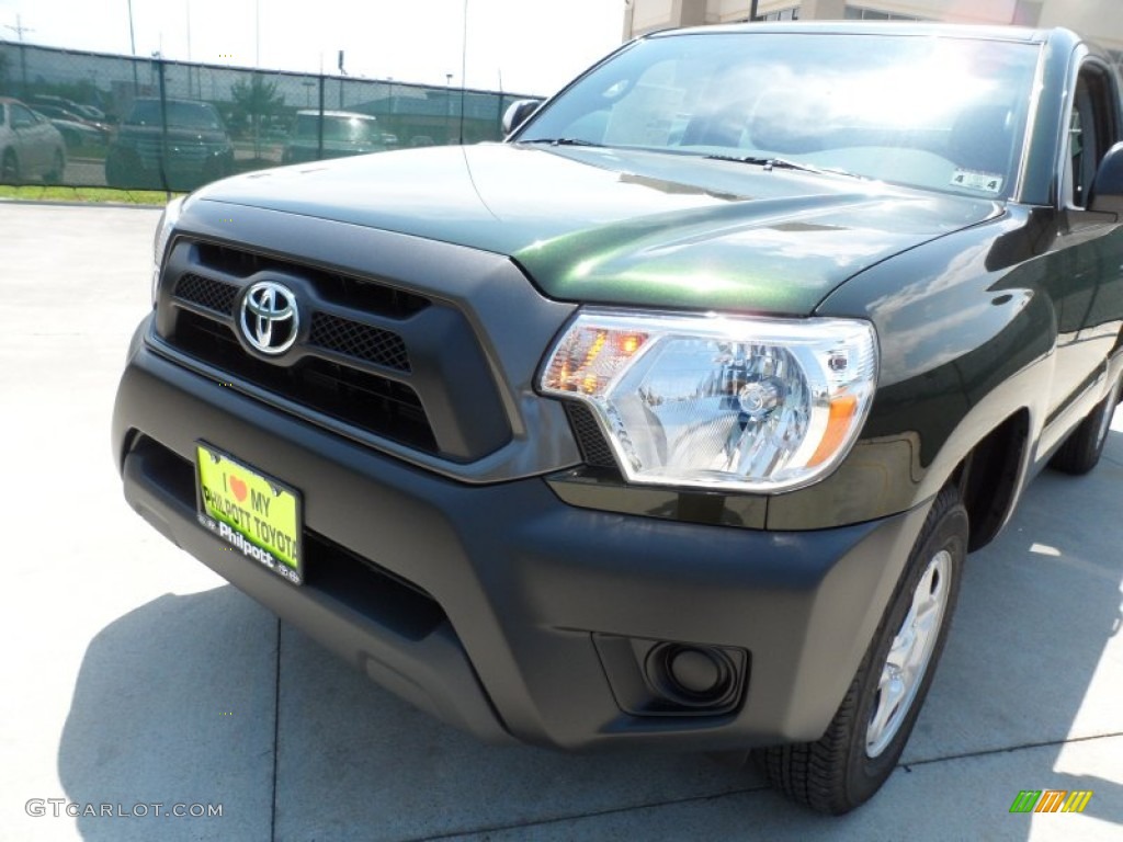 2012 Tacoma Regular Cab - Spruce Green Mica / Graphite photo #10