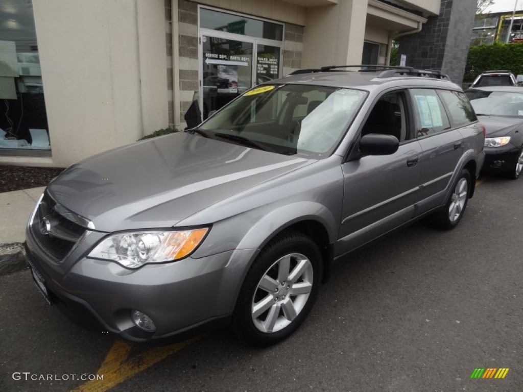 2009 Outback 2.5i Special Edition Wagon - Quartz Silver Metallic / Off Black photo #1