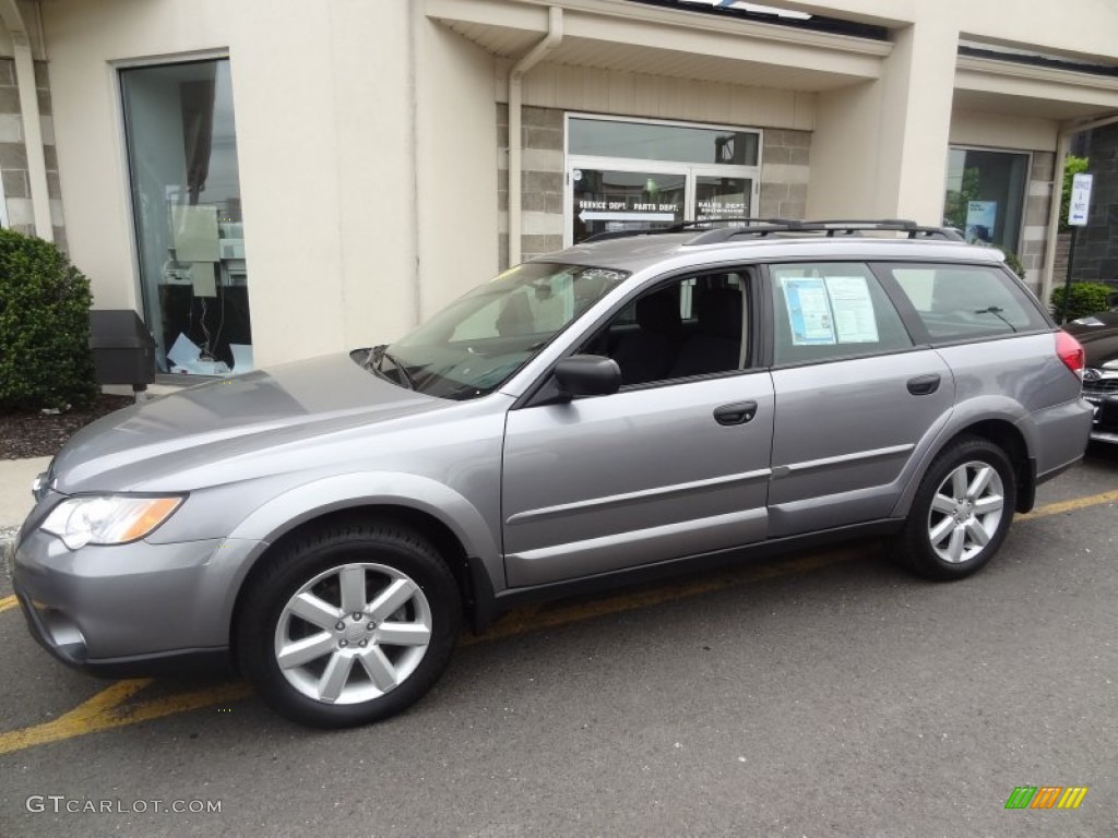 2009 Outback 2.5i Special Edition Wagon - Quartz Silver Metallic / Off Black photo #2