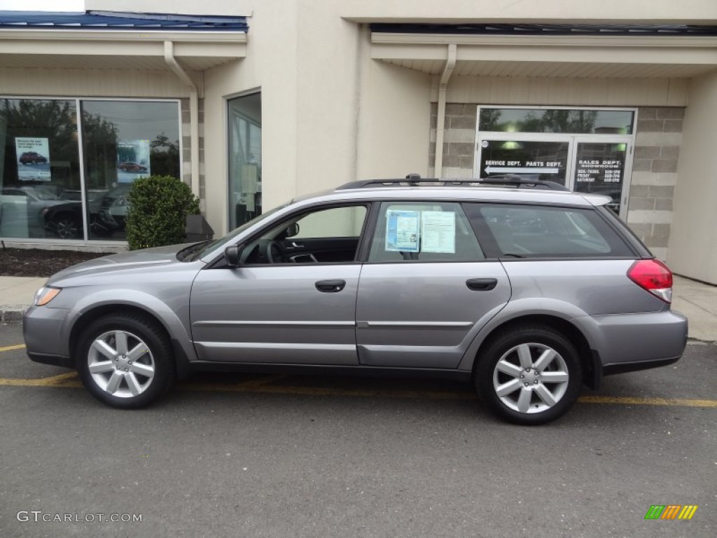 2009 Outback 2.5i Special Edition Wagon - Quartz Silver Metallic / Off Black photo #3