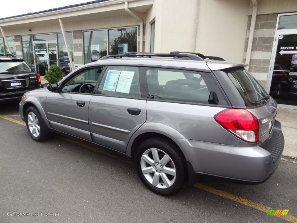 2009 Outback 2.5i Special Edition Wagon - Quartz Silver Metallic / Off Black photo #4