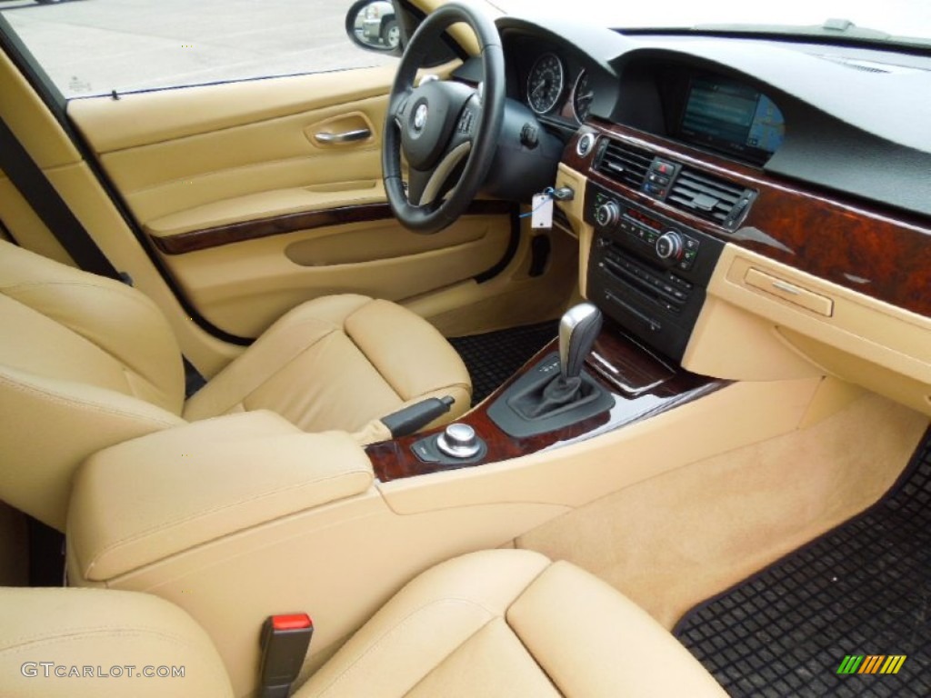 2008 3 Series 335i Sedan - Monaco Blue Metallic / Beige photo #25